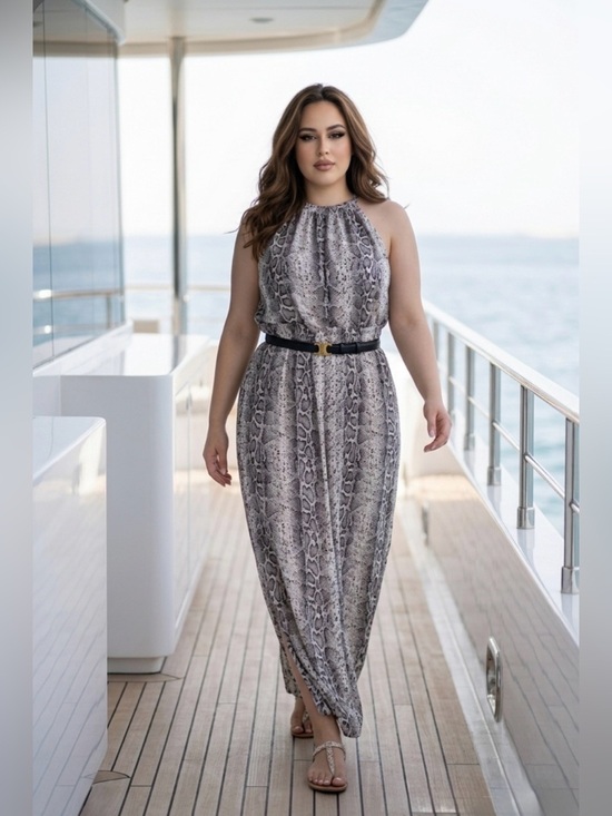 Love & Legend Pants - Free | Plus Size Love & Legend Snake Print  Jumpsuit